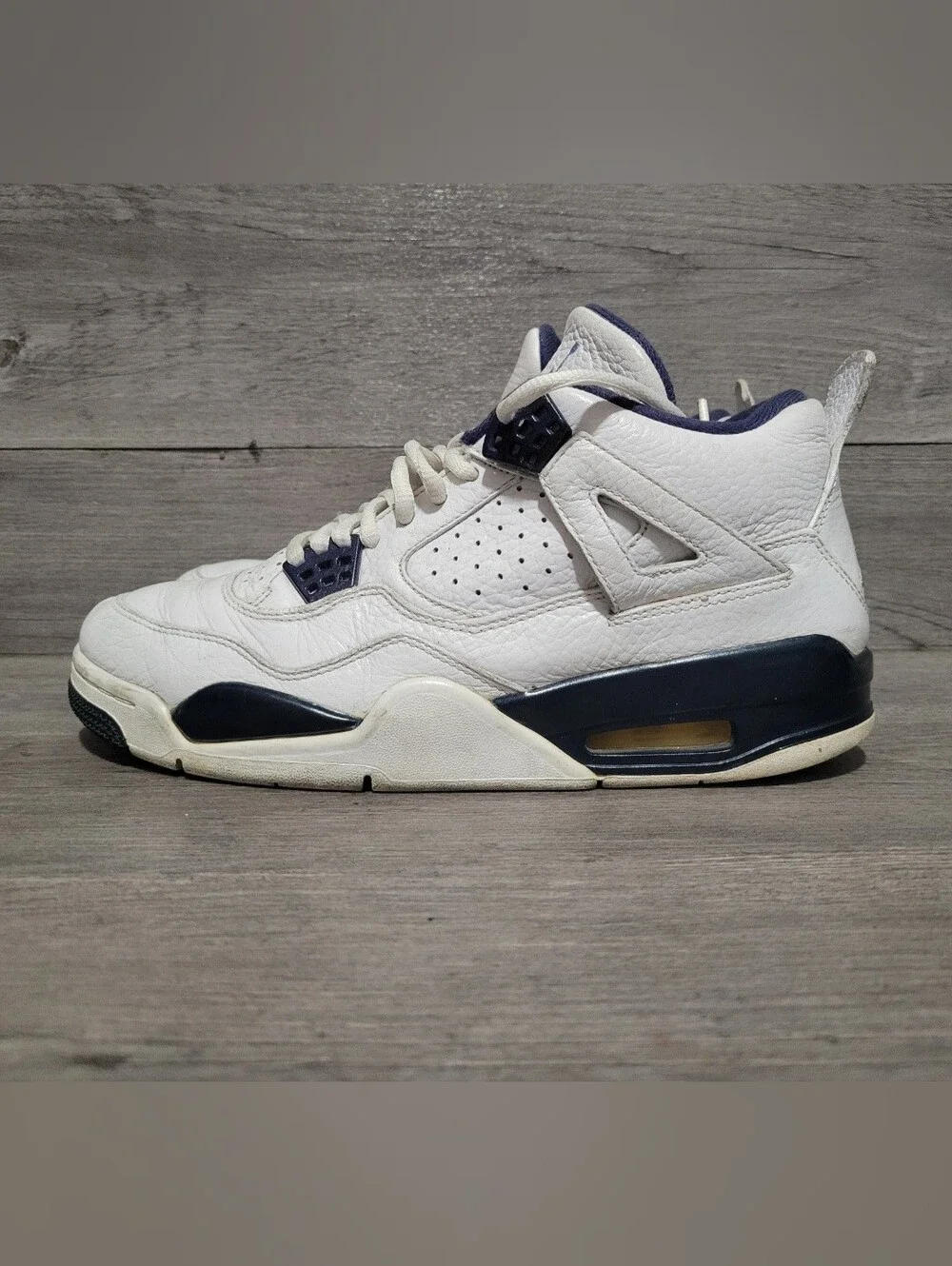 Air Jordan 4 Columbia Retro LS Legend Blue 2015 Size 9 - 314254-107